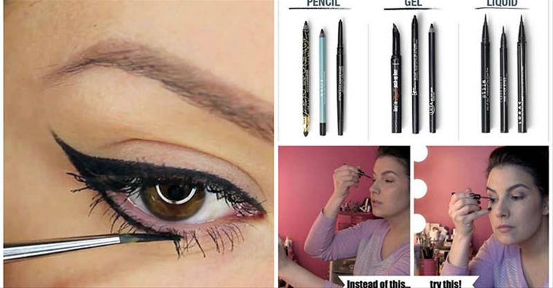 12 mẹo cực hay cho người mới bắt đầu học vẽ eyeliner