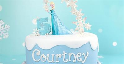 25+ mẫu bánh sinh nhật Elsa băng giá tuyệt đẹp, lạ mắt cho bé gái