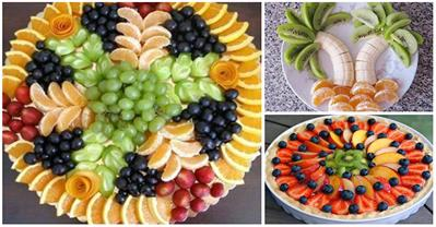 cách trang trí hoa quả