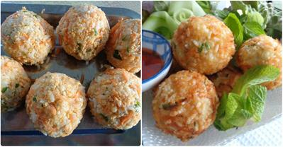 Cách làm cơm bọc trứng cút chiên giòn ngon ơi là ngon!