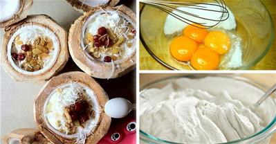 Cách làm kem dừa ngon ngọt, ẩm thực dành cho mùa hè