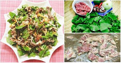 Cách làm salad rau má thịt bò ngon, giải nhiệt mùa hè