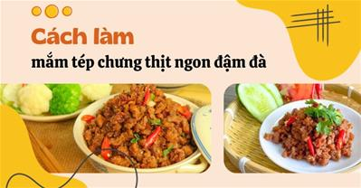 cách làm mắm tép chưng thịt miền bắc