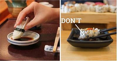 Hướng dẫn ăn sushi đúng chuẩn điệu không phải cũng biết