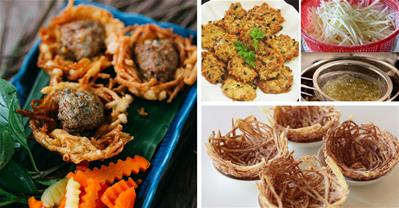 Làm hến tổ chim ngon, lạ mắt đãi khách để chồng mát mặt