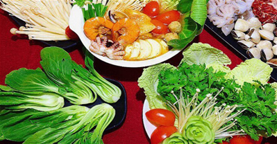Các món ngon từ các loại rau ăn lẩu hải sản đậm đà và bổ dưỡng