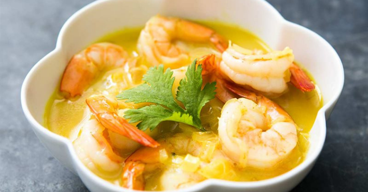 Mẹo mà món cari tôm kiểu Thái nhìn là thèm ăn là nghiên