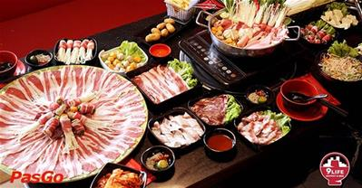 Nhúng tẹt ga, cháy nhiệt tình với buffet lẩu nướng tại 9Life 