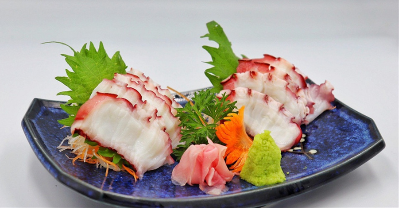 Sashimi Bạch tuộc - Món ngon thu hút mọi thực khách