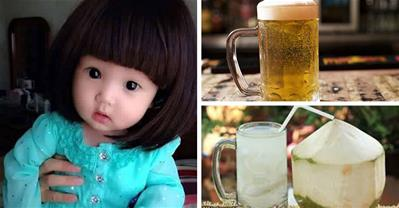 Tắm cho trẻ sơ sinh bằng nước dừa và bia có đáng tin