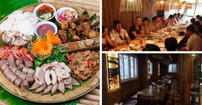 Top các nhà hàng chuyên đặc sản núi rừng tại Hà Nội