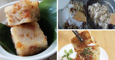 Tự làm bánh củ cải chiên ngon mà không ngấy như đầu bếp