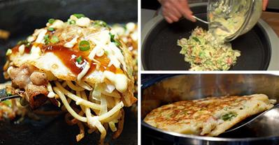 Tự làm bánh xèo Nhật với chảo ngon như quán xịn