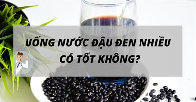 Uống nước đậu đen nhiều có tốt không? Những sai lầm khi uống nước đậu đen