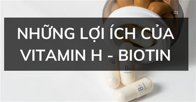 Vitamin H có tác dụng gì? Lợi ích của biotin với sức khỏe và làm đẹp