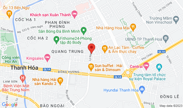 107 Lý Nam Đế, KĐT Bình Minh, P. Đông Hương, TP. Thanh Hóa
