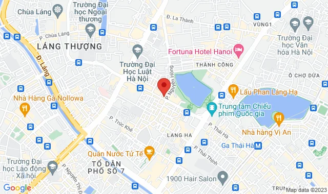 12 Huỳnh Thúc Kháng, P. Thành Công, Q.Ba Đình