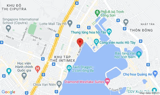 129 Nhật Chiêu, P. Nhật Tân, Q. Tây Hồ