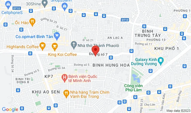 16 Đường 6A, P. Bình Trị Đông B, Q. Bình Tân