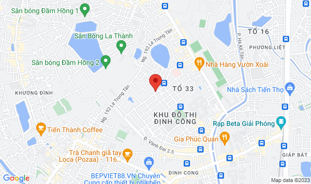 168 Trần Điền, P. Định Công, Q. Hoàng Mai