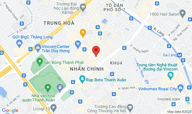 17T6 Hoàng Đạo Thuý, P. Trung Hoà, Q. Thanh Xuân