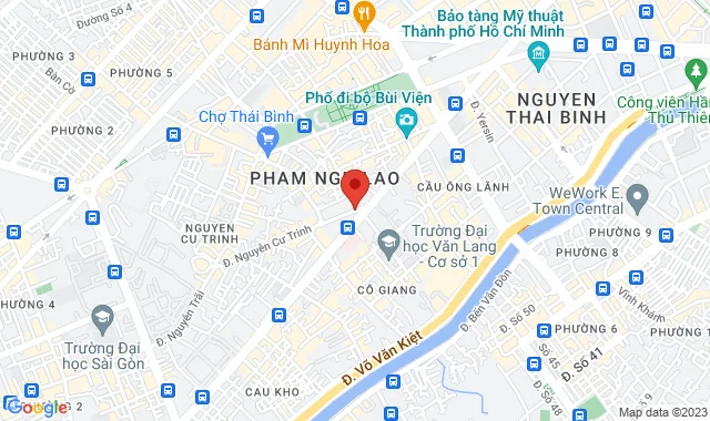 18 Nguyễn Cư Trinh, P. Phạm Ngũ Lão, Q. 1