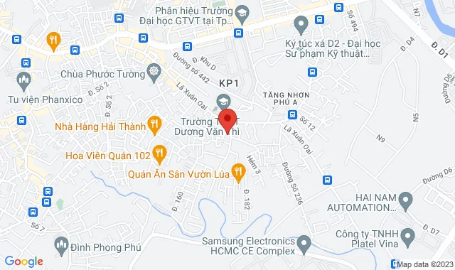19A Đường 182 Lã Xuân Oai, P. Tăng Nhơn Phú, Q. 9