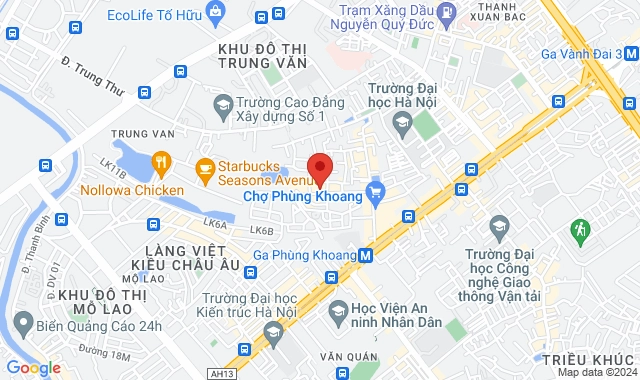 20 Lô 2 ngõ 67, Phùng Khoang, P. Trung Văn, Q. Nam Từ Liêm