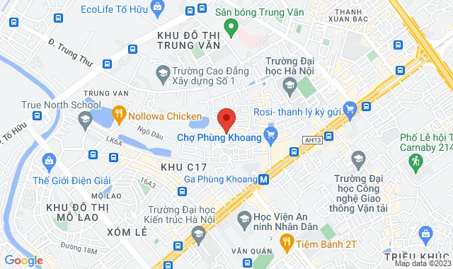 20 lô 2 ngõ 67 Phùng Khoang, P. Trung Văn, Q. Nam Từ Liêm