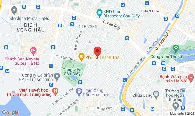 21 - 23, N07, KDT Mới Dịch Vọng, Q. Cầu Giấy