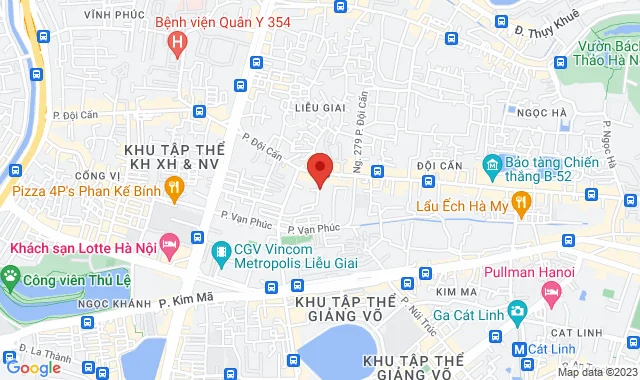 218 Đội Cấn, P. Liễu Giai, Q. Ba Đình 