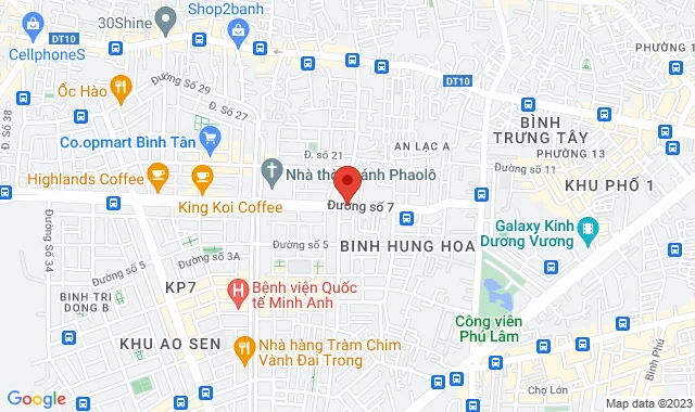 22 - 24 Đường số 7, P. An Lạc A, Q. Bình Tân