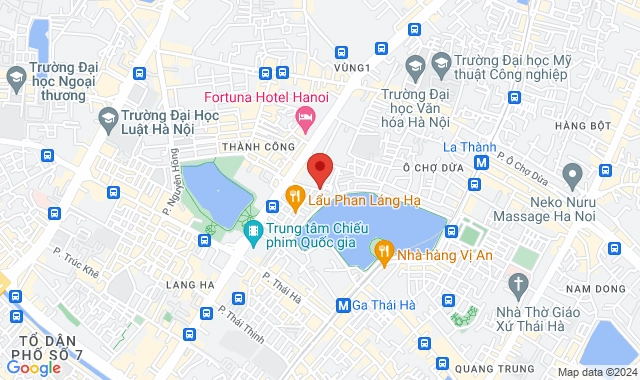 25 Ngõ 57 Láng Hạ, P. Thành Công, Q. Ba Đình