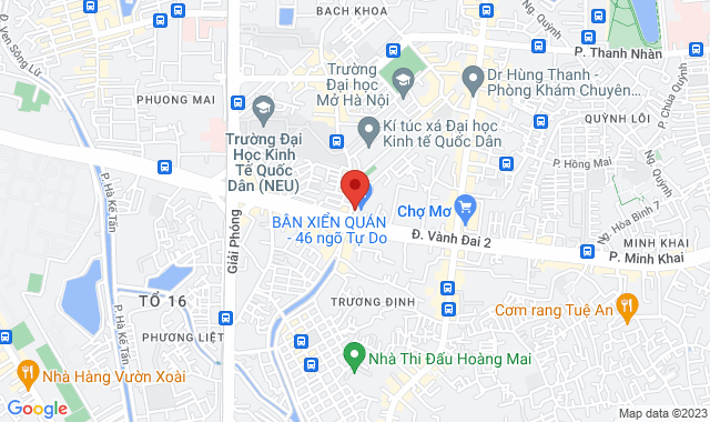 259 Trần Đại Nghĩa, P. Đồng Tâm, Q. Hai Bà Trưng