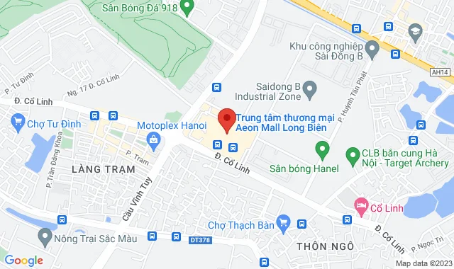 27 Cổ Linh, Tầng 3, TTTM Aeon Mall Long Biên, Q.Long Biên