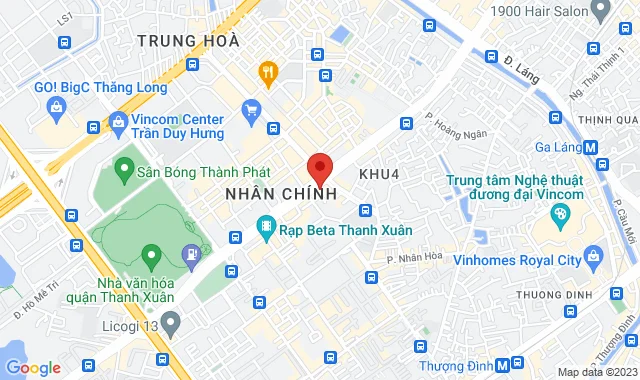 27 Lê Văn Lương, T5, CC Center Point, Q. Thanh Xuân
