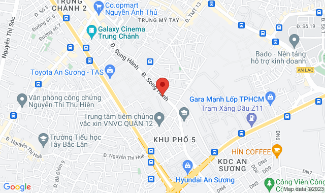 2A Song Hành, Lô 20, P. Trung Mỹ Tây, Q. 12