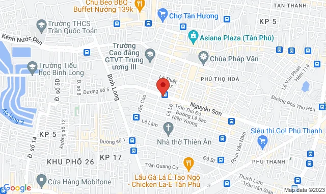 303F Nguyễn Sơn, P. Phú Thạnh, Q. Tân Phú