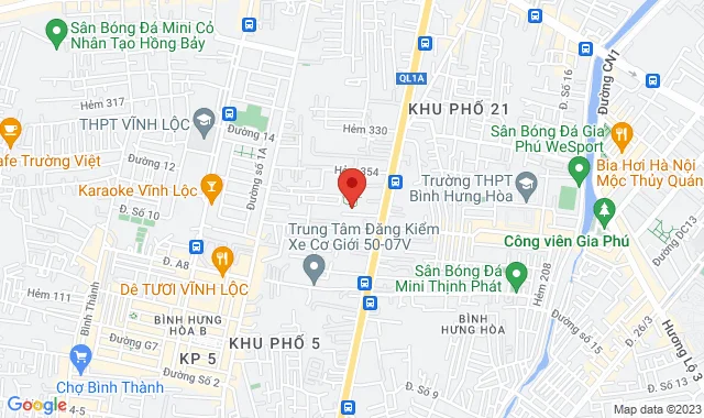 354/21 QL1A, P. Bình Hưng Hòa, Q. Bình Tân