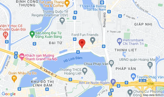 36 Nguyễn Hữu Thọ (Đường Đôi Linh Đàm), P. Hoàng Liệt,  Quận Hoàng Mai, Hà Nội