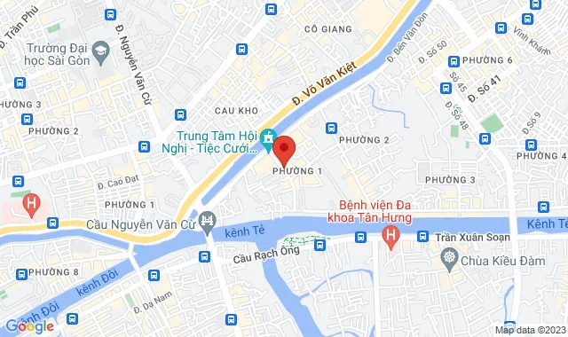 360B Bến Vân Đồn, P. 1, Q. 4 (Bên cạnh trung tâm tiệc cưới Riverside Palace)