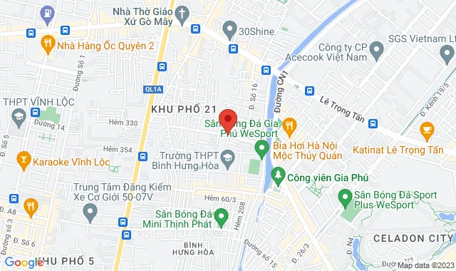 39 Đường số 3, Khu dân cư Vĩnh Lộc, P. Bình Hưng Hòa B, Q. Bình Tân