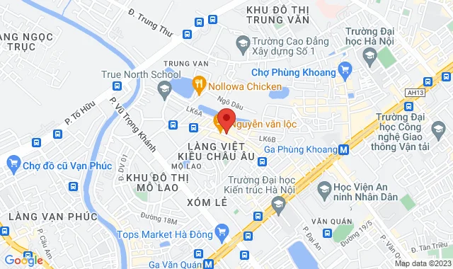 45LK6A Làng Việt Kiều, P. Mỗ Lao, Q. Hà Đông