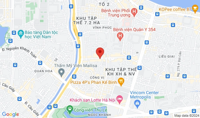 462 Đội Cấn, P. Cống Vị, Q. Ba Đình