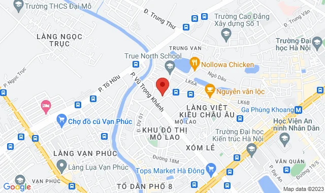 53 Khu A, Sảnh TTTM TSQ, Phố Nguyễn Văn Lộc, P. Mỗ Lao, Q. Hà Đông 