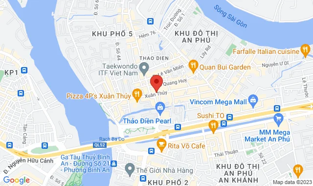 55 Xuân Thủy, P. Thảo Điền,  TP. Thủ Đức