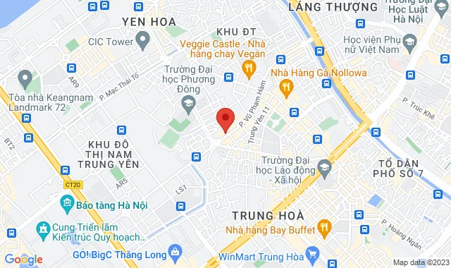 56  Vũ Phạm Hàm, Tầng 1 toà nhà Sunshine, P.Yên Hoà , Q. Cầu Giấy