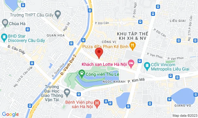 56 Đào Tấn, P. Cống Vị, Q. Ba Đình