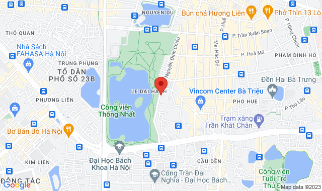 63 Nguyễn Đình Chiểu, P. Lê Đại Hành, Q. Hai Bà Trưng