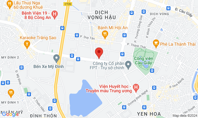 6A Tôn Thất Thuyết, P. Mỹ Đình, Q. Cầu Giấy 